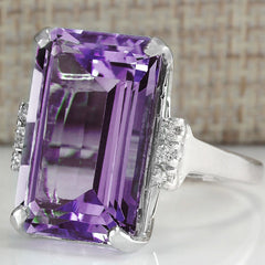 Stylish And Exquisite Citrine Engagement Ring For Women
