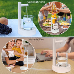 Distributeur d'eau de bureau électrique, distributeur automatique de bouteilles d'eau rechargeable, distributeur d'eau en gallons