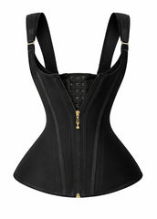 Waist Trainer For Women Body Shaper Corset Vest Tank Top With Steel Bones