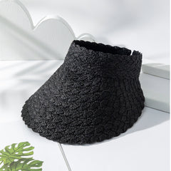 Summer And Spring Women's Wide-brimmed Sun-protective Casual Straw Hat Suitable For Outdoor Travel, Mountain Climbing And Daily Commuting