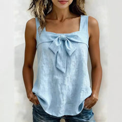 Women's Casual Square-Neck Sleeveless Tank Top