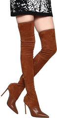 Sexy Over-the-Knee Stretchy High-Heel Womens Boots