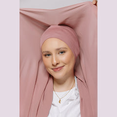 Solid-color High-quality Silky-soft Thick Chiffon With Built-in Magnets