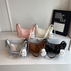 Solid-color Minimalist Elegant Underarm Single-shoulder Crossbody Bag