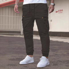 Outdoor Casual Work Pants With Drawstring Cuffs