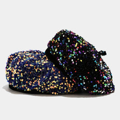 New FallWinter Sequined Trendy Versatile Personalized Pumpkin Hat For Women