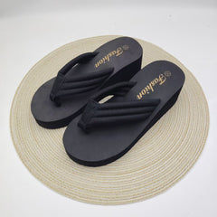 Women's Ultra-High Heel Flip-Flops Summer New Style Non-Slip Slope
