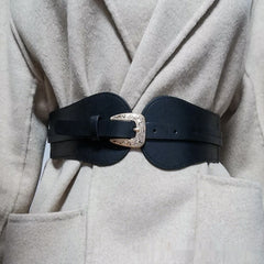 Women's Retro Loose Elastic Casual Belt