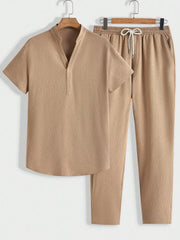 Summer New European And American Style Mens Casual Sports Suit