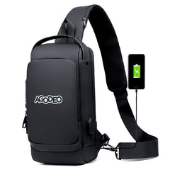 Korean-style Simple Lightweight Trendy Crossbody Bag For Men