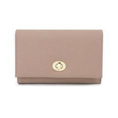 Luxury Leather Influencer-Style Womens Wallet With A Lock Closure