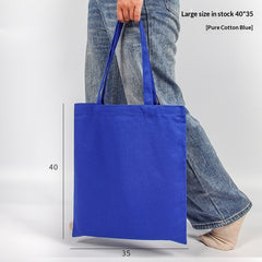 Pure Cotton Colored Portable Canvas Bag