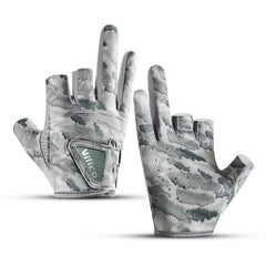 Exposed Three-finger Outdoor Sun Protection Professional Fishing Lure Gloves