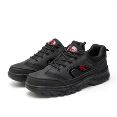 Men's Outdoor Round-Toe Flat-Heel Casual Hiking Shoes