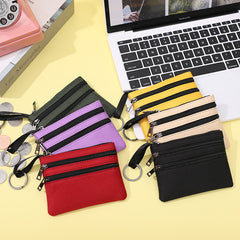 Womens Stylish Mini Canvas Coin Purse