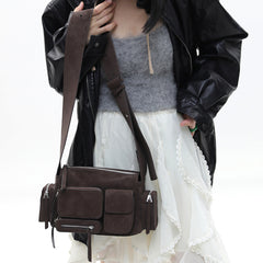 Women's Multi-Pocket Shoulder Crossbody Bag