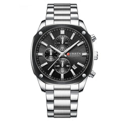 Six-hand Waterproof Business Mens Watch With A Calendar