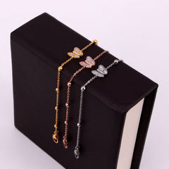 Three-dimensional Shell Butterfly Bead Bracelet