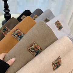 Versatile Solid-Color Warm Scarf For Women