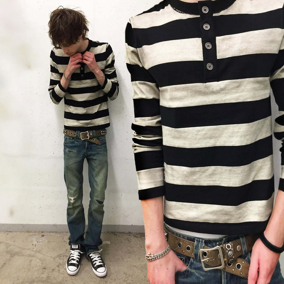 Printed Crewneck Sweatshirt Pullover Long-Sleeve T-Shirt
