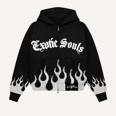 Fashion Casual Printed Polyester Sweater