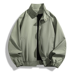 Stand Collar Jacket For Men Loose Casual Jacket