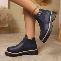 Women's Fashion Martens Boots Women's Winter Thick-Soled