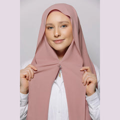 Solid-color High-quality Silky-soft Thick Chiffon With Built-in Magnets