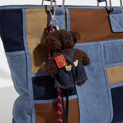 Cute Lightweight And Versatile Plaid Tote Bag
