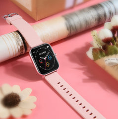 All-touch Smartwatch Bracelet With Heart Rate And Blood Pressure Monitoring