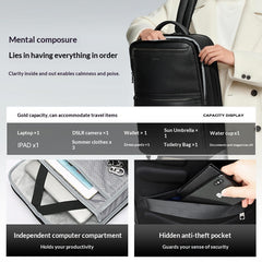 Multi-functional Full-Grain Leather Load-Relief Backpack