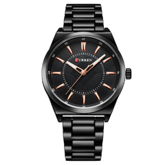 Mens Simple Business Waterproof Bar-Clasp Watch