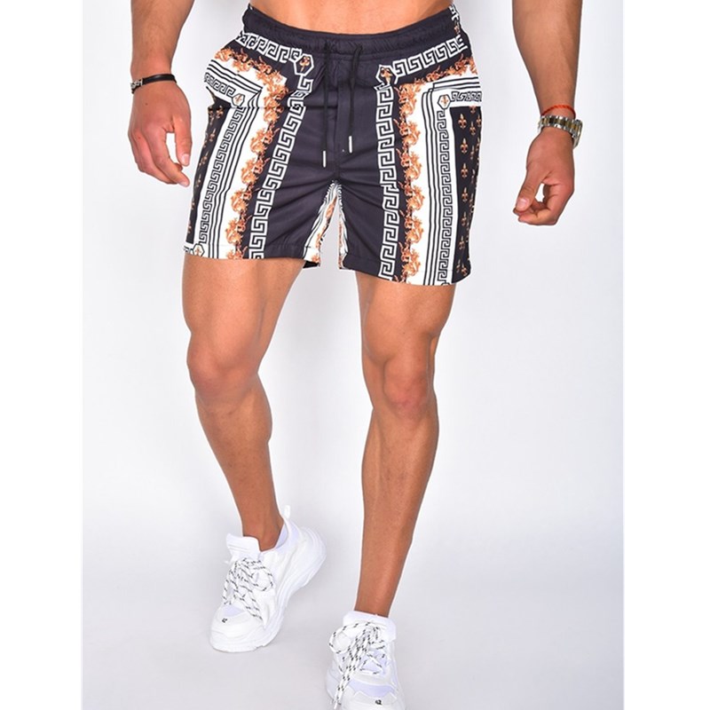 Men's Printed Casual Quick Dry Beach Pants