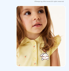 Children's Dress Sleeveless Lapel Children's Polo Skirt