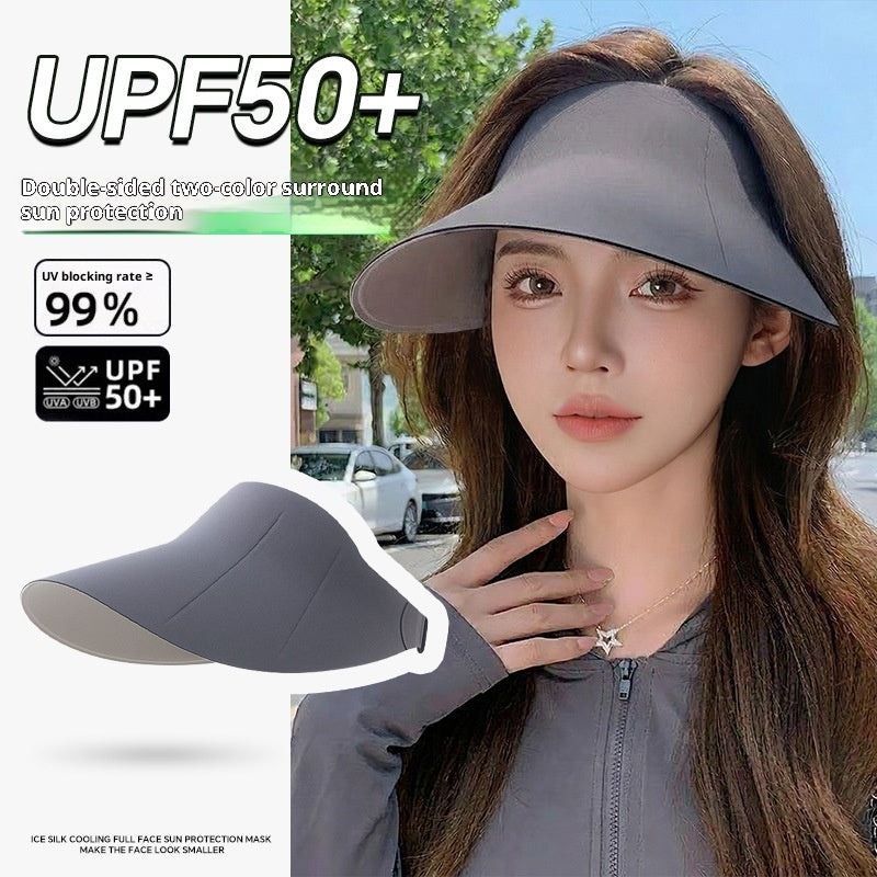 Women's Outdoor UV-Protective Double-Sided Seamless Sun Hat