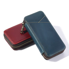Student Pencil Case Made From Crazy Horse First-Layer Cowhide