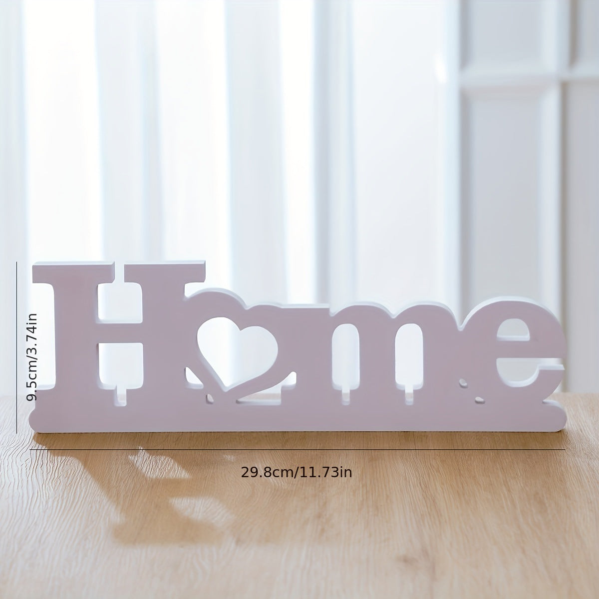 HOME LOVE Letter White HOME Art Decoration Ornaments