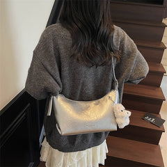 Solid-color Minimalist Elegant Underarm Single-shoulder Crossbody Bag