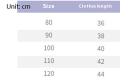 Fashion Denim Children Cartoon Polo Suit